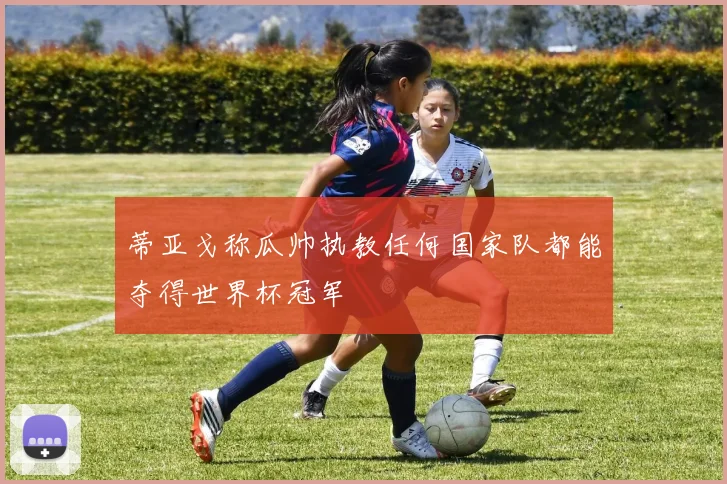 蒂亚戈称瓜帅执教任何国家队都能夺得世界杯冠军